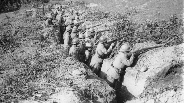 Soldați români în Primul Război Mondial (1917)